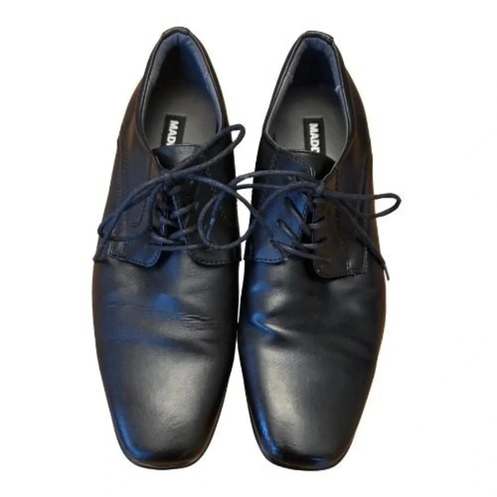 Madden Mens Black Lace Up Oxford Dress Shoes Formal Business‎ Size 9.5 Office